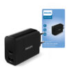 ładowarka philips 30w usb+typ-c pd qc phil-dlp2621/12