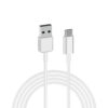 economy kabel usb typ-c biały 3a 60w 1m