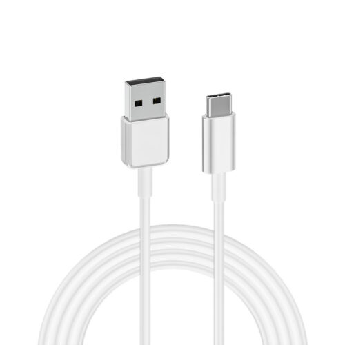 economy kabel usb typ-c biały 3a 60w 1m