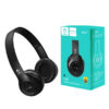 słuchawki nauszne bluetooth denmen stereo czarne dl15