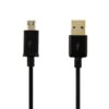 economy kabel usb micro czarny końcówka 8mm 2a 80cm