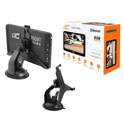 nawigacja gps ltc 7 cali navi790bt, bluetooth, avin, 256mb/8gb, rozdzielczość lcd 800x480, bez mapy