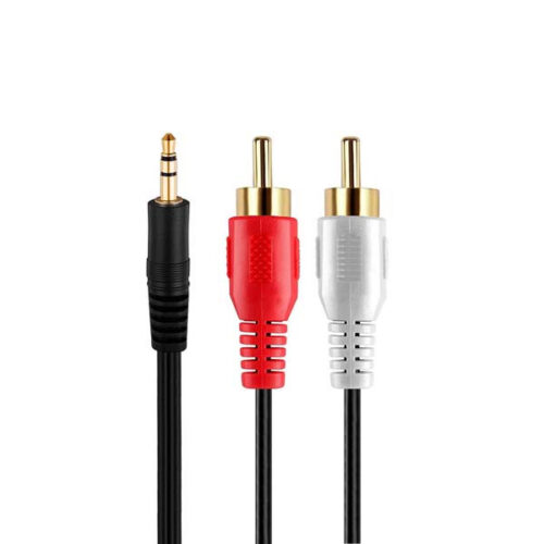 kabel stereo 3m chinch rca do jack 3,5 cala