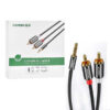 ugreen kabel stereo 1,5m chinch rca do jack 3,5 cala metal