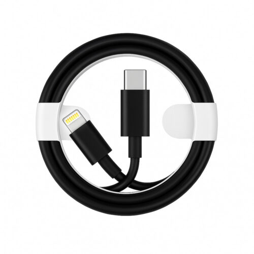 economy kabel usb pd typ-c do iphone 2a 12w czarny 1m pd