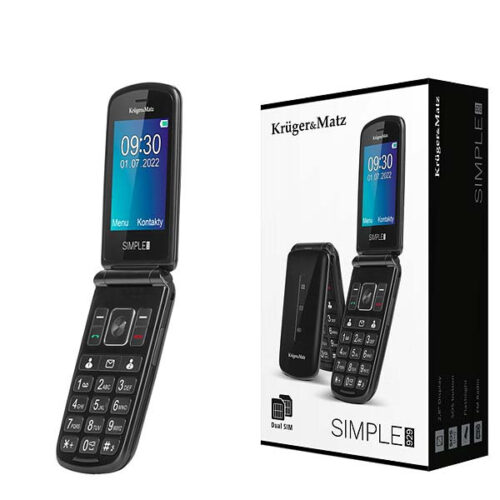 kruger&matz telefon dla seniora simple 929 2g dual sim