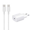 samsung ładowarka sieciowa typ-c 25w 3a biała ep-ta800 + kabel typ-c - typ-c