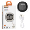 somostel słuchawki bluetooth douszne tws bt 5.0 czarny stero sms-i660
