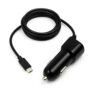 ładowarka samochodowa usb typ-c 2a czarna vega proton + port usb 2100ma