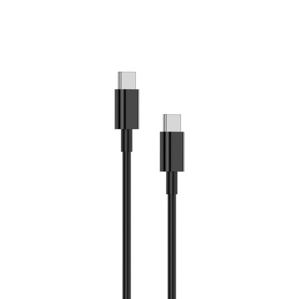 economy kabel usb pd typ-c - typ-c 3a 2m power delivery pd czarny