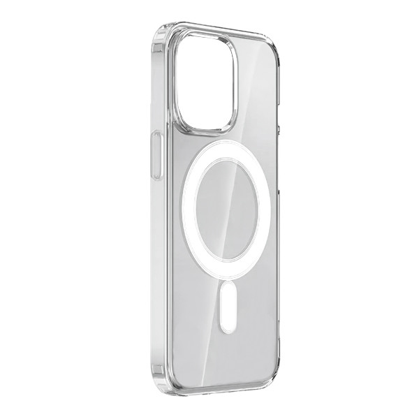 ecobox magsafe magnetic case do iphone 14 pro max przeźroczysty etui nakładka transparent