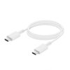 ecobox kabel usb pd typ-c do typ-c 5a 100w 1m biały usb3.0