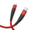 redx kabel usb pd typ-c qc 3.0 3a czerwony 1m wzmacniany redx nylon