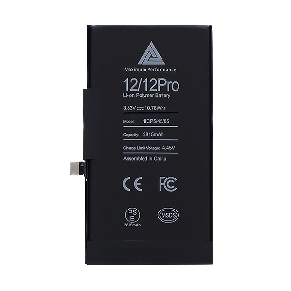 bateria do iphone 12/12 pro cracked bms 2815mah