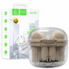 słuchawki bluetooth denmen earbuds kremowe dl29 tws