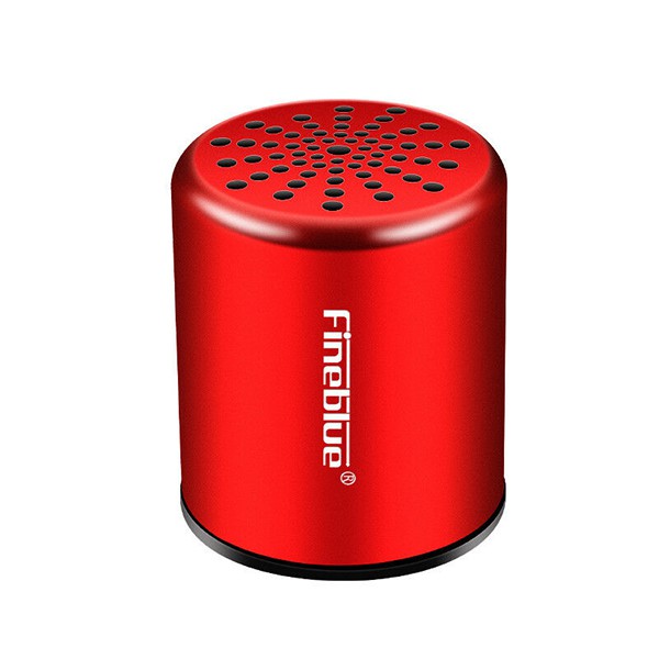 głośnik bluetooth speaker fineblue mk-10 czerwony aluminiowa obudowa