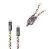 ecobox kabel 240w typ-c do typ-c smycz na szyje tęcza