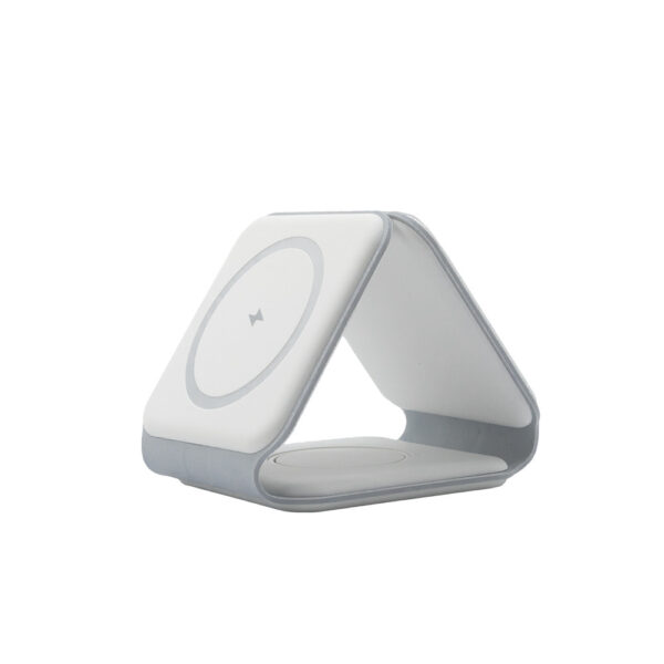 ecobox ładowarka magsafe bezprzewodowa biały 3w1 15w