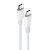 economy kabel usb pd typ-c do typ-c 5a 100w 1m biały usb3.0
