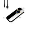 economy zapalniczka plazmowa usb zapalarka plazma czarna