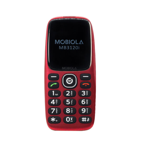 telefon gsm mobiola dla seniora mb3120i 2g czerwony