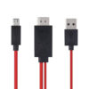 adapter kabel mhl micro usb do hdmi tv przejściówka fullhd