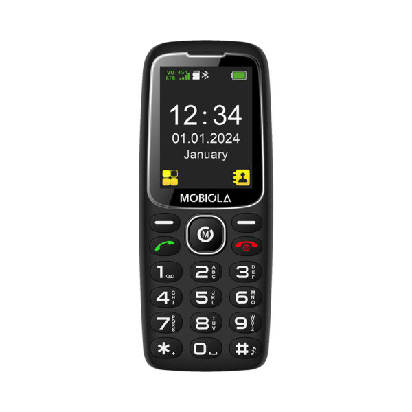 telefon gsm mobiola mb4120 4g telefon dla seniora czarny