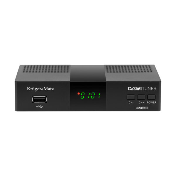tuner dvb-t2 h.265 hevc kruger&matz km0550d