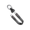 ecobox kabel 240w typ-c do typ-c smycz wisiorek do telefonu czarny