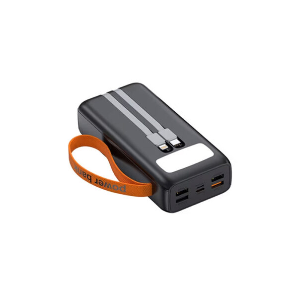 power bank denmen bateria awaryjna czarny dp31 30000mah usb + typ-c