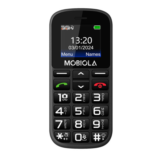 telefon gsm mobiola mb200 2g telefon dla seniora czarny