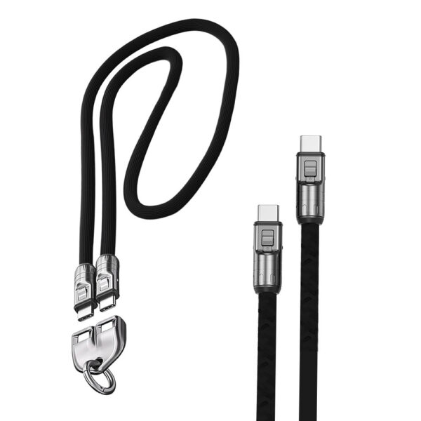 ecobox kabel 240w typ-c do typ-c smycz na szyje