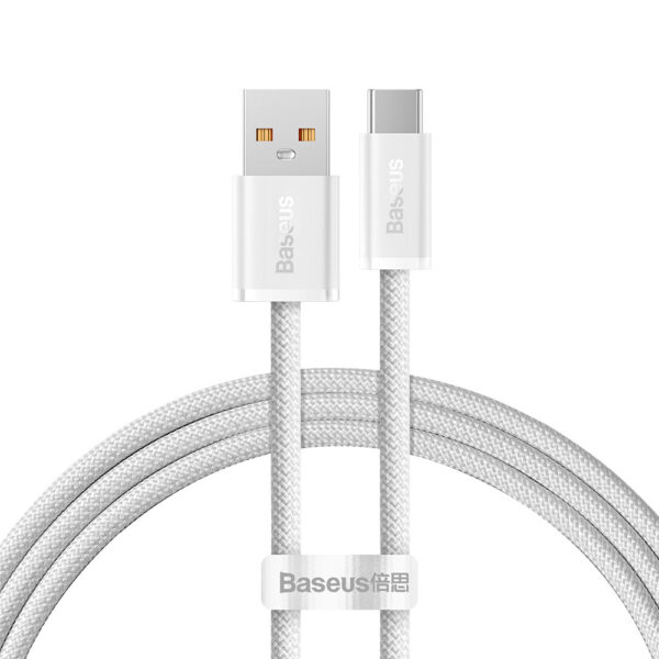 kabel usb do usb-c baseus dynamic series, 100w, 1m biały