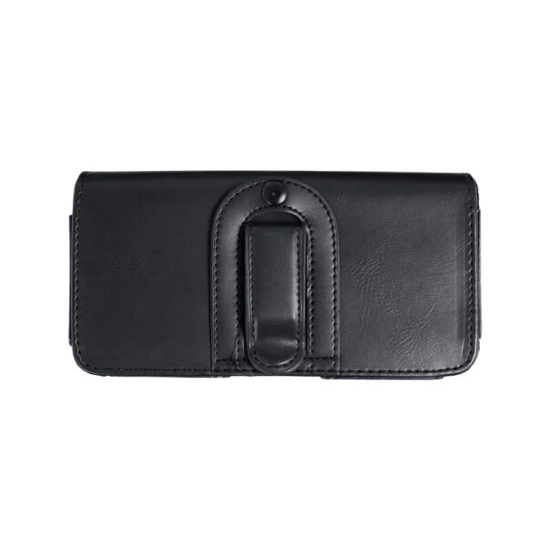 pokrowiec na telefon do paska classic 100a model do 16 do (iphone 15 / 15 pro/ 14 / 14 pro / samsung s23 / s24 /s10/ a6 2018 / huawei p30/p30 lite/ nokia 3.1/5.1) czarna
