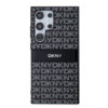 dkny pc/tpu repeat pattern tonal stripe case for samsung s24 ultra czarny