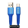 somostel kabel usb - microusb 3.6a 30w 1m quick charge qc3.0 niebieski powerline sms-bw06