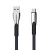 kabel usb typ-c 2.4a somostel niebieski 2400mah quick charger qc 3.0 1m powerline sms-bw02