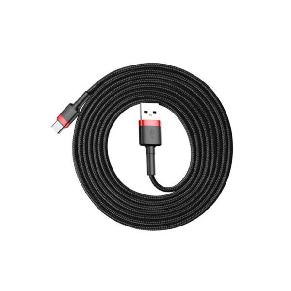 kabel usb do usb-c baseus cafule 2a 2m czerwono-czarny
