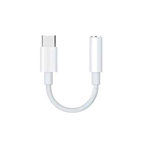 teltech adapter hf usb typ-c na jack 3,5 adapter słuchawek typ c przejściówka biały new chip (s24) digital audio