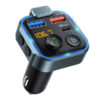 zestaw ecobox transmiter fm 12/24 v bluetooth 2 x usb + pd 20w + kabel usb 3w1 czarny 2,4a