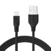 somostel kabel usb - lightning 3.1a 30w 2m quick charge qc3.0 czarny powerline sms-bt02