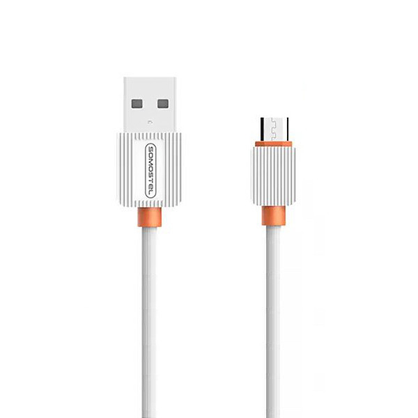 somostel kabel usb - microusb 2a 18w 1m quick charge qc3.0 biały sms-bp-3