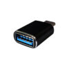 economy adapter host otg typ-c do usb czarny usb-c