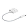adapter hf iphone somostel biały sms-bz03 audio jack + zasilanie ver bt