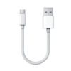 economy kabel usb typ-c 5a biały 30cm