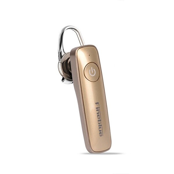 słuchawka bluetooth fineblue f515 złota