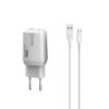 somostel ładowarka sieciowa 2xusb + kabel usb - microusb 2.4a 12w 1m biały sms-a139