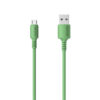 somostel kabel usb - microusb 3.1a 30w 1.2m quick charge qc3.0 zielony sms-bp06