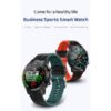 zegarek sportowy smartwatch czarny czerwony senbono s30