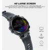 zegarek sportowy smartwatch czarny senbono d13 ip68 hd